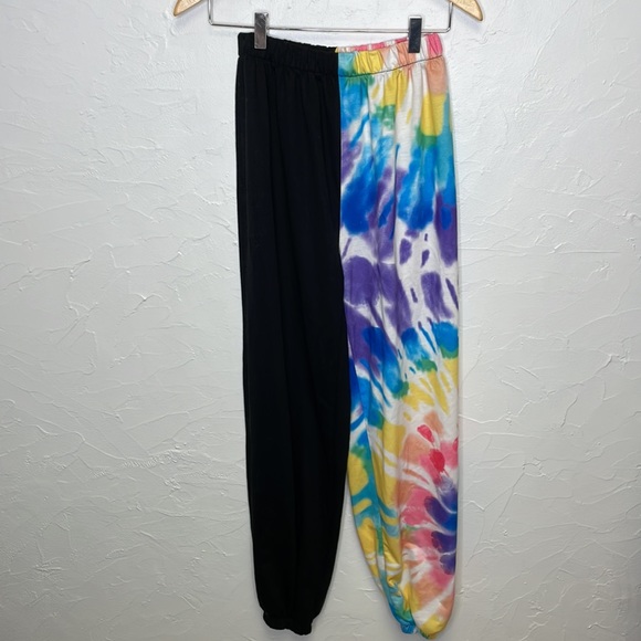 - Contrast Tie Dye Sweatpants/Joggers/Lounge Pants - Picture 5 of 7